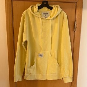 Finatics Boston Protect the Locals Shark Hoodie Sweatshirt Yellow Size Small